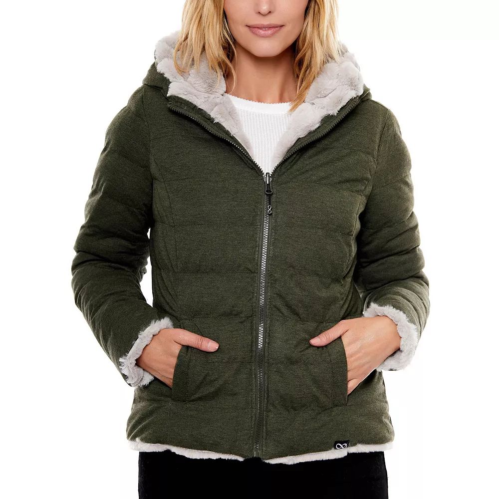 Women's Be Boundless Hooded Reversible Faux-Fur Jacket 4 Women's Be Boundless Hooded Reversible Faux-Fur Jacket - Image 2