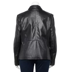 Plus Size Whet Blu Patricia Slim Fit Leather Jacket 5 Plus Size Whet Blu Patricia Slim Fit Leather Jacket -Tennessee Titans Gear shop 5237207 ALT
