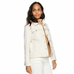 Petite Sonoma Goods For Life® Jean Jacket 9 Petite Sonoma Goods For Life® Jean Jacket -Tennessee Titans Gear shop 5245182 Ecru