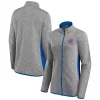 Women's Fanatics Branded Heathered Charcoal Chicago Cubs Primary Logo Fleece Full-Zip Jacket 1 Women's Fanatics Branded Heathered Charcoal Chicago Cubs Primary Logo Fleece Full-Zip Jacket -Tennessee Titans Gear shop 5251539