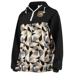 Women's ZooZatz Black LAFC Swishy Anorak Quarter-Zip Jacket -Tennessee Titans Gear shop 5252060 ALT2