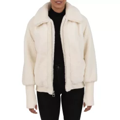 Women's Fleet Street Mixed Media Faux-Fur Jacket 8 Women's Fleet Street Mixed Media Faux-Fur Jacket -Tennessee Titans Gear shop 5263887 Ivory