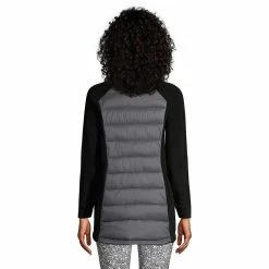 Petite Lands' End Insulated Fleece Hybrid Sweatshirt 10 Petite Lands' End Insulated Fleece Hybrid Sweatshirt -Tennessee Titans Gear shop 5289690 ALT