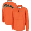 Women's Colosseum Orange Miami Hurricanes Alice 2-Hit Fleece Quarter-Zip Jacket 1 Women's Colosseum Orange Miami Hurricanes Alice 2-Hit Fleece Quarter-Zip Jacket -Tennessee Titans Gear shop 5367262