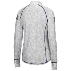 Women's Colosseum White Navy Midshipmen OHT Military Appreciation Officer Arctic Camo 1/4-Zip Jacket 7 Women's Colosseum White Navy Midshipmen OHT Military Appreciation Officer Arctic Camo 1/4-Zip Jacket -Tennessee Titans Gear shop 5369922 ALT3