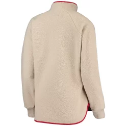 Women's G-III 4Her by Carl Banks Oatmeal/Red Chicago Blackhawks Wishbone Half-Zip Jacket 7 Women's G-III 4Her by Carl Banks Oatmeal/Red Chicago Blackhawks Wishbone Half-Zip Jacket -Tennessee Titans Gear shop 5371978 ALT3