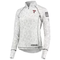 Women's Colosseum White Texas Tech Red Raiders OHT Military Appreciation Officer Arctic Camo 1/4-Zip Jacket 8 Women's Colosseum White Texas Tech Red Raiders OHT Military Appreciation Officer Arctic Camo 1/4-Zip Jacket -Tennessee Titans Gear shop 5373842 ALT2