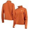 Women's Gameday Couture Texas Orange Texas Longhorns Embossed Quarter-Zip Jacket