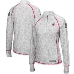 Women's Colosseum White Wisconsin Badgers OHT Military Appreciation Officer Arctic Camo 1/4-Zip Jacket 7 Women's Colosseum White Wisconsin Badgers OHT Military Appreciation Officer Arctic Camo 1/4-Zip Jacket -Tennessee Titans Gear shop 5382114 ALT