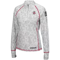 Women's Colosseum White Wisconsin Badgers OHT Military Appreciation Officer Arctic Camo 1/4-Zip Jacket 8 Women's Colosseum White Wisconsin Badgers OHT Military Appreciation Officer Arctic Camo 1/4-Zip Jacket -Tennessee Titans Gear shop 5382114 ALT2