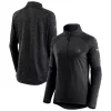 Women's Fanatics Branded Black/Heathered Charcoal San Jose Sharks Authentic Pro Travel & Training Raglan Quarter-Zip Jacket 2 Women's Fanatics Branded Black/Heathered Charcoal San Jose Sharks Authentic Pro Travel & Training Raglan Quarter-Zip Jacket -Tennessee Titans Gear shop 5391178