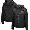 Women's Colosseum Black Iowa Hawkeyes Arianna Full-Zip Puffer Jacket -Tennessee Titans Gear shop 5399285