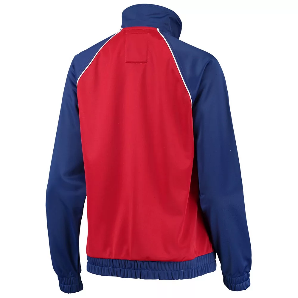 Women's G-III 4Her by Carl Banks Royal/Red Philadelphia 76ers Backfield Raglan Full-Zip Track Jacket 6 Women's G-III 4Her by Carl Banks Royal/Red Philadelphia 76ers Backfield Raglan Full-Zip Track Jacket - Image 4