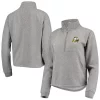 Women's League Collegiate Wear Heathered Gray Oregon Ducks Victory Springs Half-Zip Sweatshirt