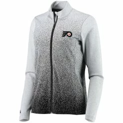 Women's Antigua White/Black Philadelphia Flyers Guide Desert Dry Full-Zip Jacket -Tennessee Titans Gear shop 5417720 ALT2
