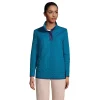 Petite Lands' End Insulated Quilted Snap-Neck Sweatshirt