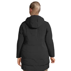 Plus Size Lands' End Quilted Stretch Down Coat -Tennessee Titans Gear shop 5472792 ALT