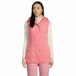 Alternative view of Petite Lands' End Quilted Stretch Down Vest
