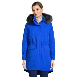 Women's Tall Lands' End Expedition Down Waterproof Winter Parka -Tennessee Titans Gear shop 5472806 Royal Colbalt