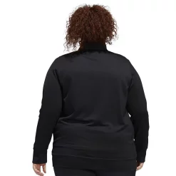 Alternative view of Plus Size adidas Textured Full-Zip Jacket
