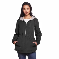Alternative view of Women's Weathercast Striped Modern Anorak Jacket