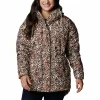 Women's Columbia Icy Heights™ II Hooded Down Jacket -Tennessee Titans Gear shop 5560346 Warm Copper Terrain