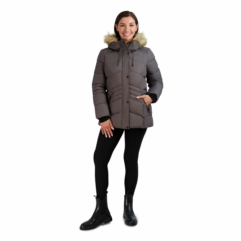 Women's ZeroXposur Tessa Faux-Fur Hood Quilted Parka 10 Women's ZeroXposur Tessa Faux-Fur Hood Quilted Parka - Image 8
