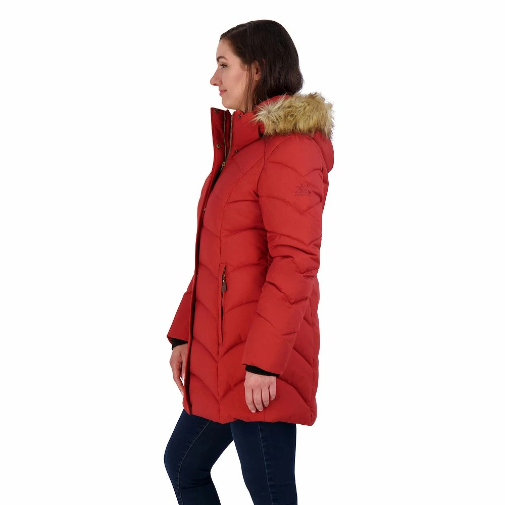 Women's ZeroXposur Freya Faux-Fur Hood Quilted Walker Coat 7 Women's ZeroXposur Freya Faux-Fur Hood Quilted Walker Coat - Image 5