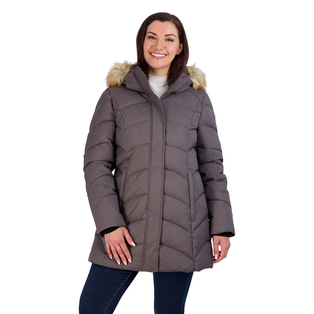Women's ZeroXposur Freya Faux-Fur Hood Quilted Walker Coat 4 Women's ZeroXposur Freya Faux-Fur Hood Quilted Walker Coat - Image 2