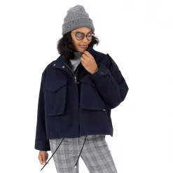 Women's Nine West Bomber Shacket -Tennessee Titans Gear shop 5578771 Navy
