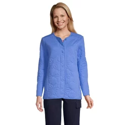 Alternative view of Petite Lands' End Insulated Cotton Long Jacket
