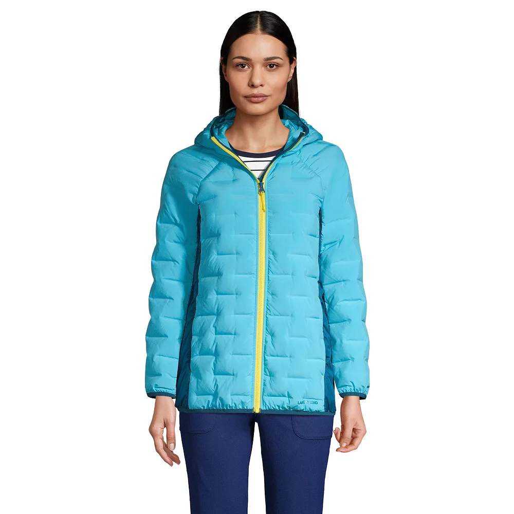 Women's Lands' End Hooded Insulated Down Jacket 6 Women's Lands' End Hooded Insulated Down Jacket - Image 4