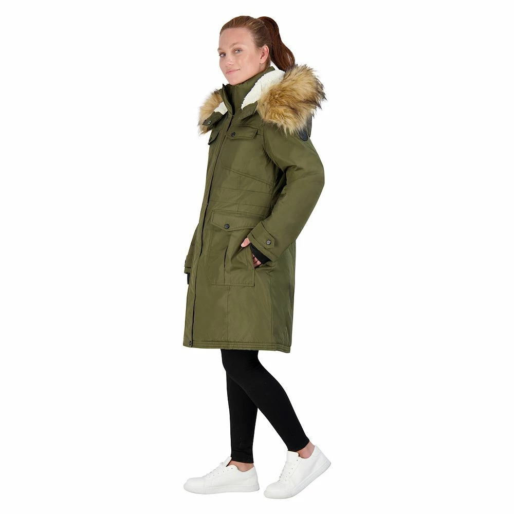 Juniors' madden girl Faux-Fur Hood Long Parka 7 Juniors' madden girl Faux-Fur Hood Long Parka - Image 5