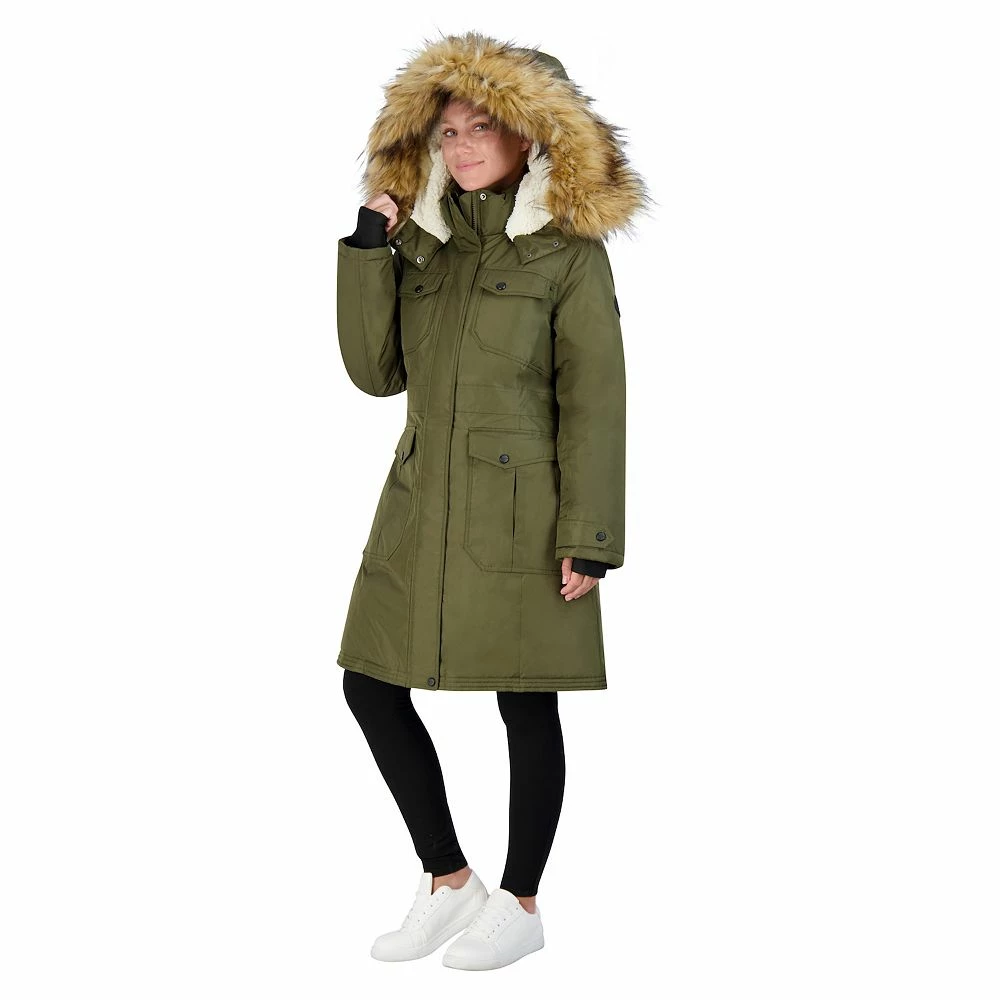 Juniors' madden girl Faux-Fur Hood Long Parka 8 Juniors' madden girl Faux-Fur Hood Long Parka - Image 6