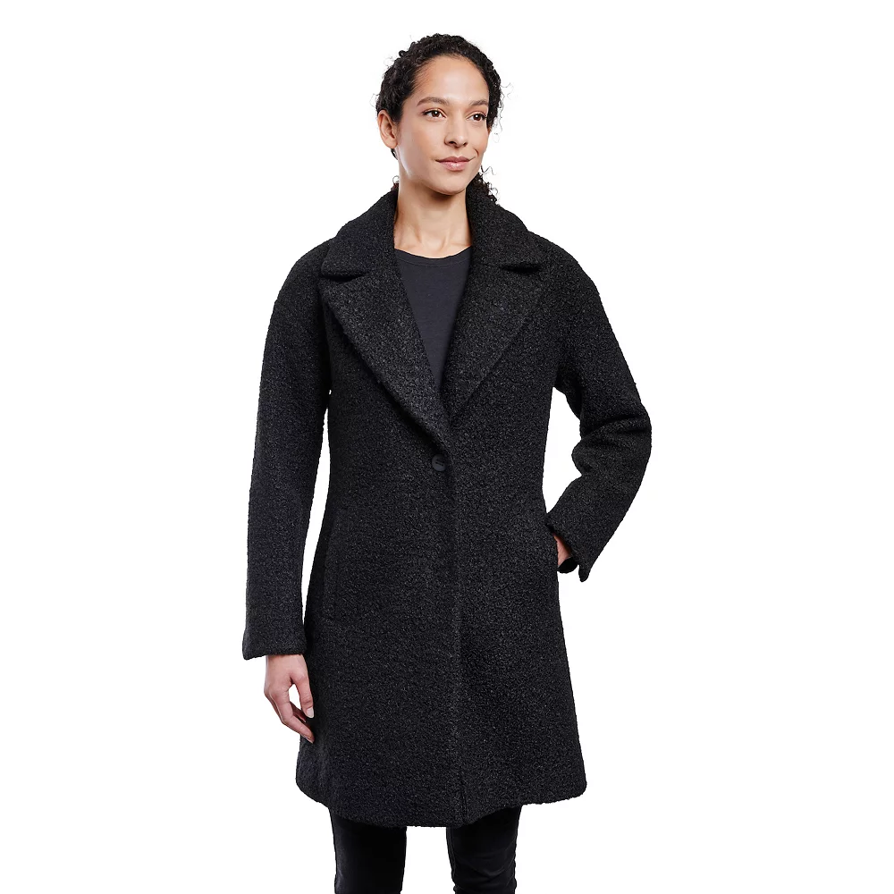 Women's London Fog Faux-Wool Peacoat 4 Women's London Fog Faux-Wool Peacoat - Image 2