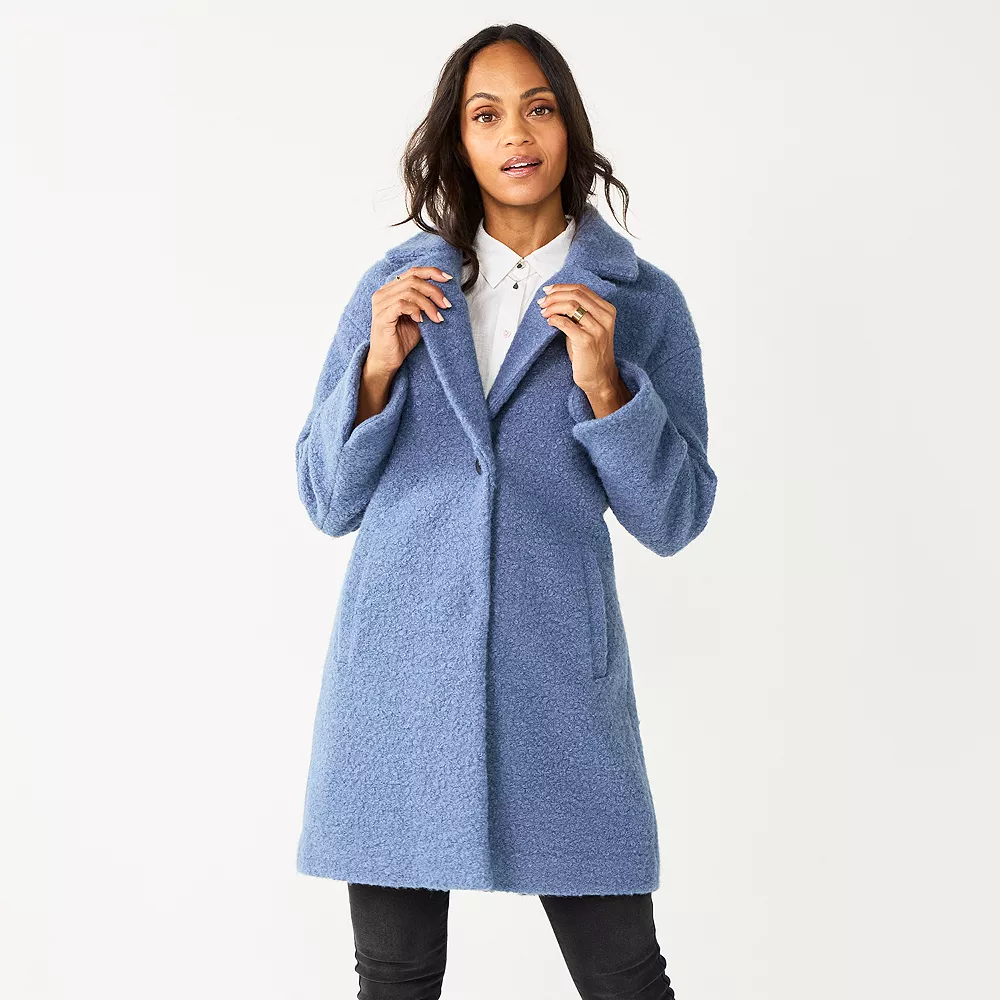 Women's London Fog Faux-Wool Peacoat 3 Women's London Fog Faux-Wool Peacoat
