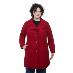 Plus Size London Fog Wool-Blend Peacoat -Tennessee Titans Gear shop 5587900 Red