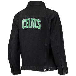Women's The Wild Collective Black Boston Celtics Patch Denim Button-Up Jacket 9 Women's The Wild Collective Black Boston Celtics Patch Denim Button-Up Jacket -Tennessee Titans Gear shop 5606835 ALT3