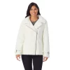 Women's Cuddl Duds Fleece Faux-Fur Moto Jacket -Tennessee Titans Gear shop 5624948 Winter White