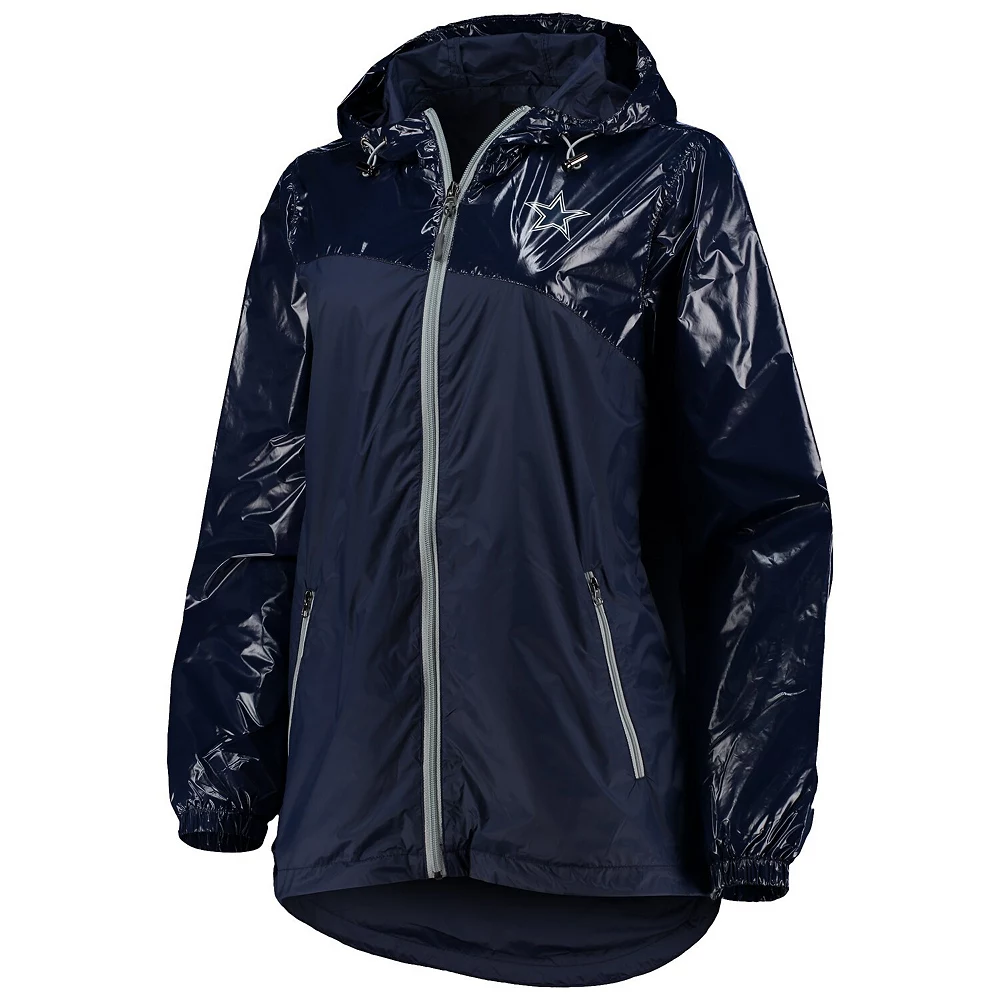 Women's G-III 4Her by Carl Banks Navy Dallas Cowboys Double-Coverage Full-Zip Hoodie Jacket 5 Women's G-III 4Her by Carl Banks Navy Dallas Cowboys Double-Coverage Full-Zip Hoodie Jacket - Image 3