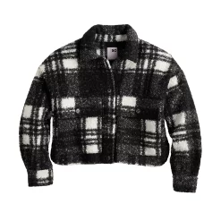Juniors' SO® Cropped Shacket 11 Juniors' SO® Cropped Shacket -Tennessee Titans Gear shop 5635421 ALT5