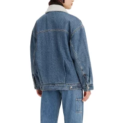 Women's Levi's® Baggy Trucker Sherpa Jean Jacket 5 Women's Levi's® Baggy Trucker Sherpa Jean Jacket -Tennessee Titans Gear shop 5658617 ALT
