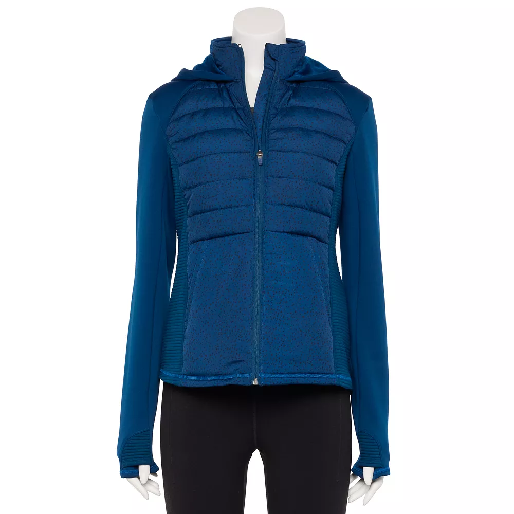 Petite Tek Gear® Hooded Mixed-Media Jacket 5 Petite Tek Gear® Hooded Mixed-Media Jacket - Image 3