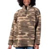 Women's G-III Sports by Carl Banks Camo New York Rangers Sherpa Quarter-Zip Jacket 1 Women's G-III Sports by Carl Banks Camo New York Rangers Sherpa Quarter-Zip Jacket -Tennessee Titans Gear shop 5679641