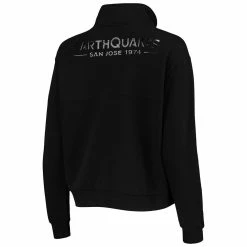 Women's The Wild Collective Black San Jose Earthquakes Quarter-Zip Jacket 9 Women's The Wild Collective Black San Jose Earthquakes Quarter-Zip Jacket -Tennessee Titans Gear shop 5704560 ALT3