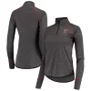 Women's Colosseum Black Texas Tech Red Raiders Stingray Raglan Quarter-Zip Top 2 Women's Colosseum Black Texas Tech Red Raiders Stingray Raglan Quarter-Zip Top -Tennessee Titans Gear shop 5704647