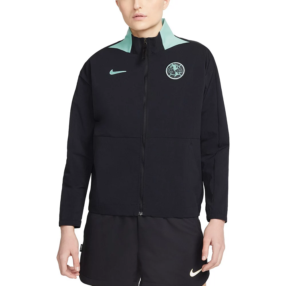 Women's Nike Black Club America Anthem Raglan Full-Zip Jacket 4 Women's Nike Black Club America Anthem Raglan Full-Zip Jacket - Image 2