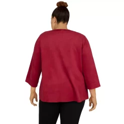 Plus Size Alfred Dunner Empire State Faux-Suede Sleeve Jacket 8 Plus Size Alfred Dunner Empire State Faux-Suede Sleeve Jacket -Tennessee Titans Gear shop 5760444 ALT