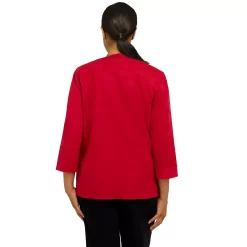 Alternative view of Petite Alfred Dunner Empire State Faux Suede Jacket