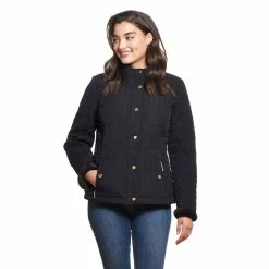 Women's Weathercast Velboa-Lined Quilted Jacket